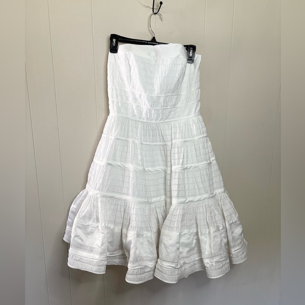 The Limited White Strapless Wedding Dress